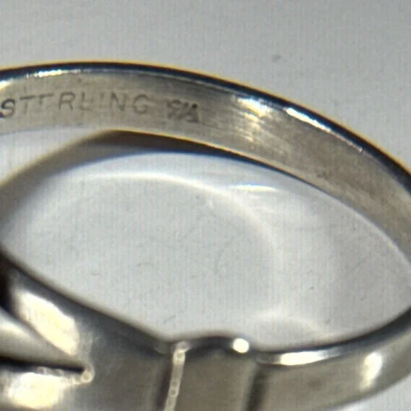 VTg bell trading post Sterling silver handmade ring, Native American size 7 - Picture 5 of 5
